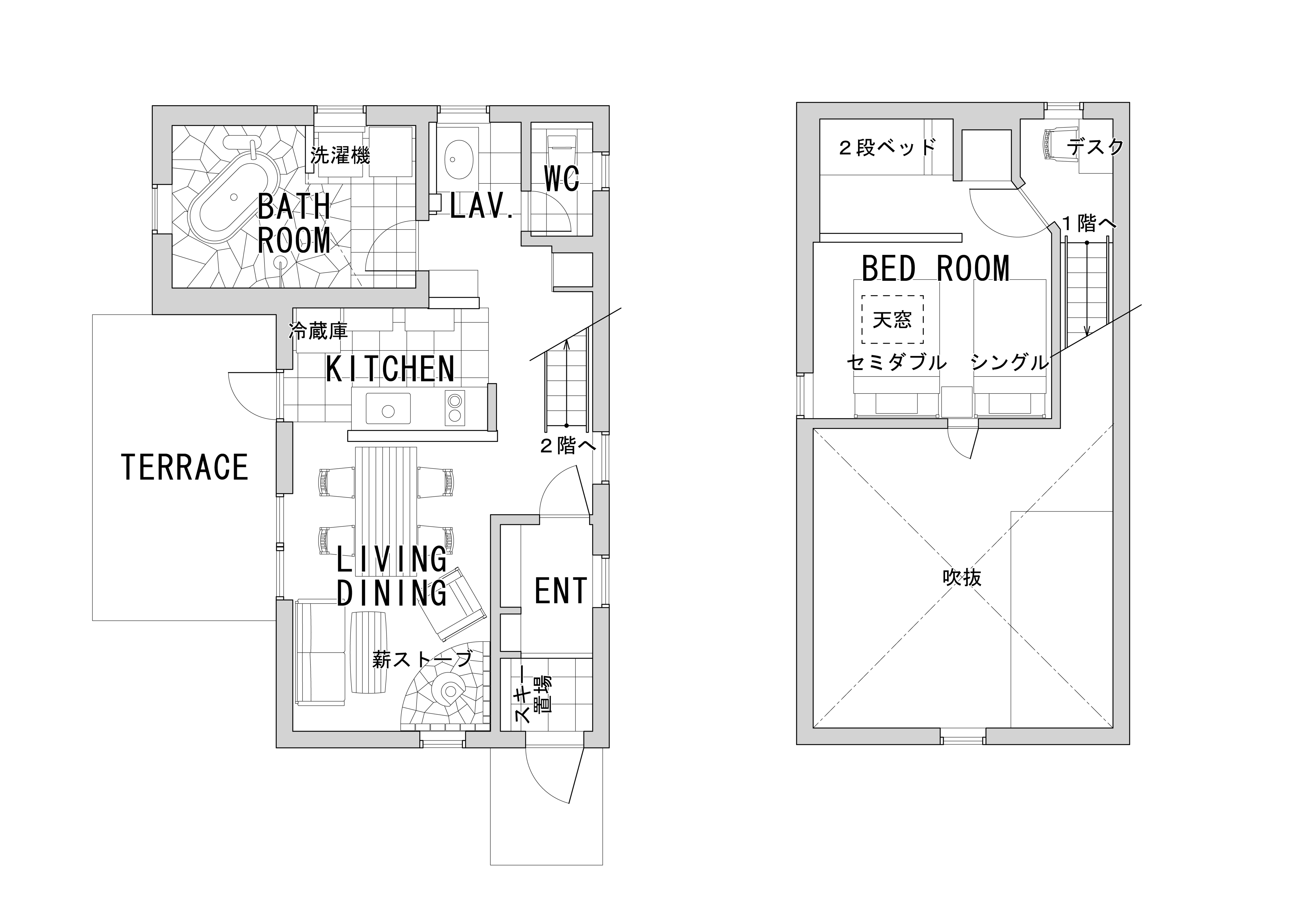 チカプの間取り図
